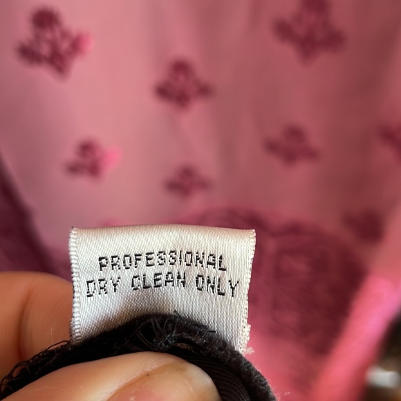 VTG Nineties Velvet Halter Dress Size Eight With Sash - Picture 14 of 14